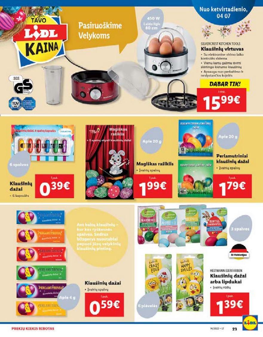 Ldil ne maisto prekių pasiūlymai akcijos nuo 
  2022-04-04 iki 
  2022-04-10 | Leidinukas.lt puslapis 23