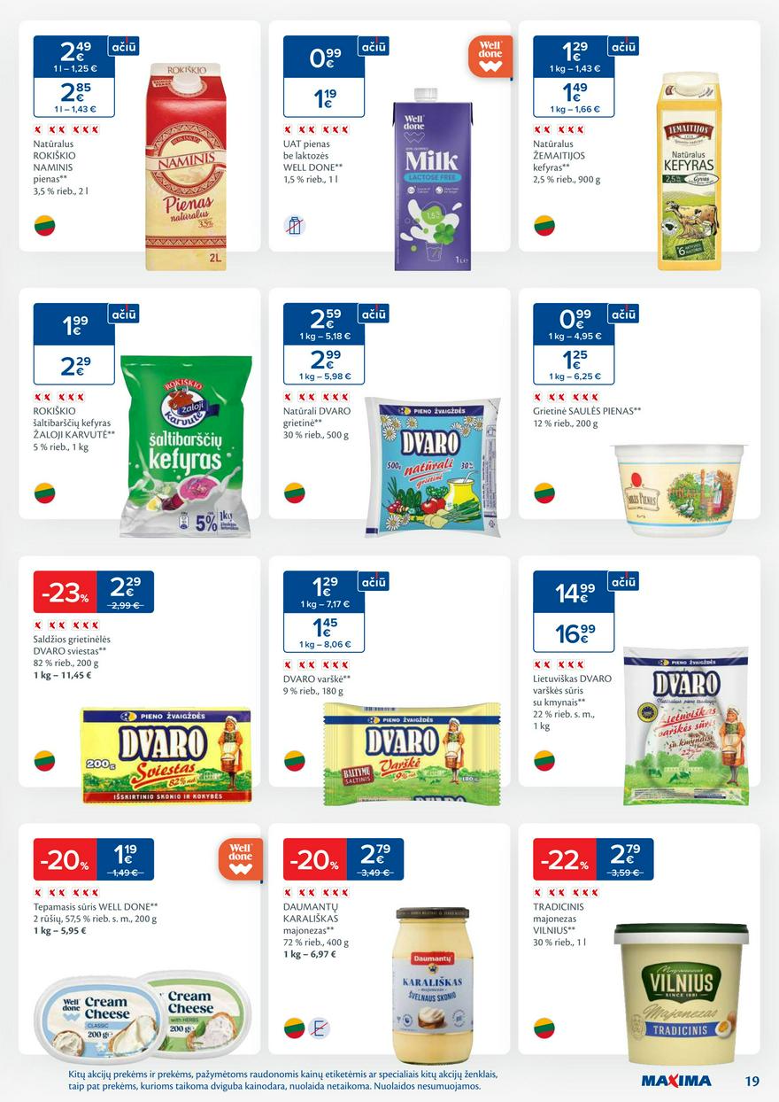 Maxima savaitinis leidinys akcijos nuo
2024-09-03 iki
2024-09-09 | Leidinukas.lt puslapis 19