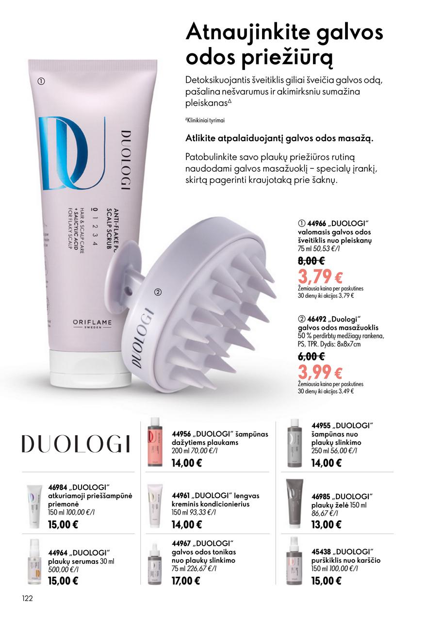 Oriflame katalogas akcijos nuo 
  2026-07-15 iki 
  2026-08-04 | Leidinukas.lt puslapis 122