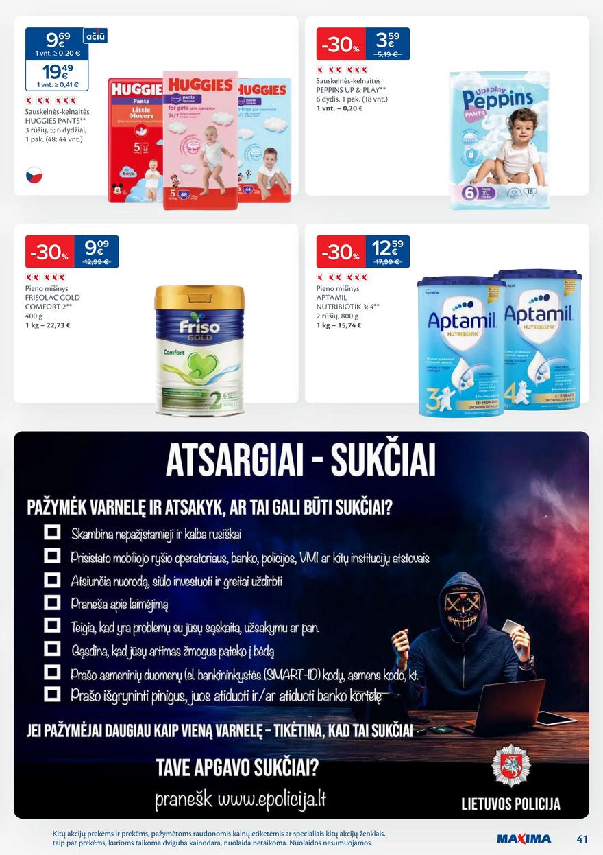 Maxima savaitinis leidinys 22 akcijos nuo 
  2025-05-27 iki 
  2025-06-02 | Leidinukas.lt puslapis 41