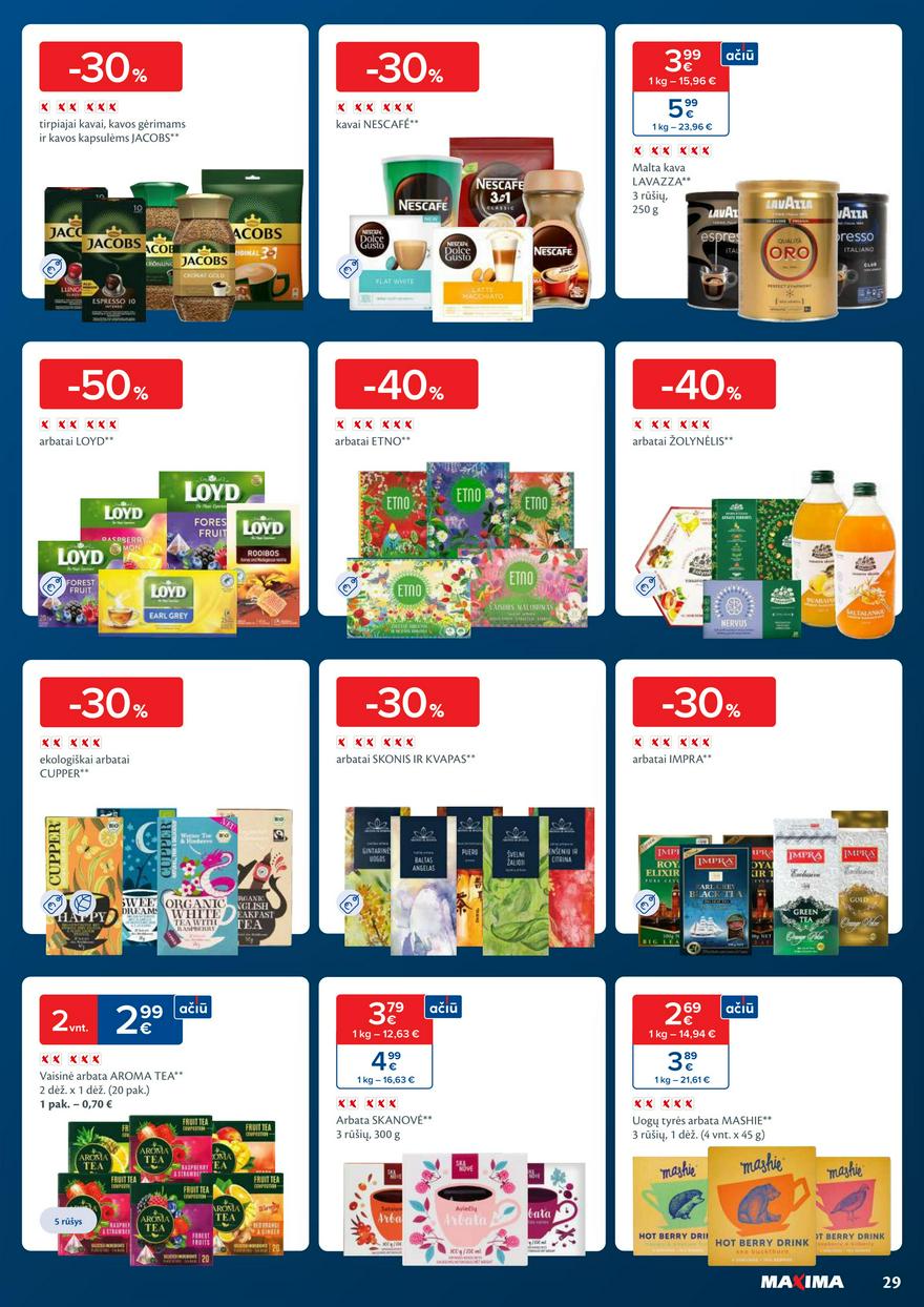 Maxima leidinys akcijos nuo 
  2023-10-31 iki 
  2023-11-06 | Leidinukas.lt puslapis 29