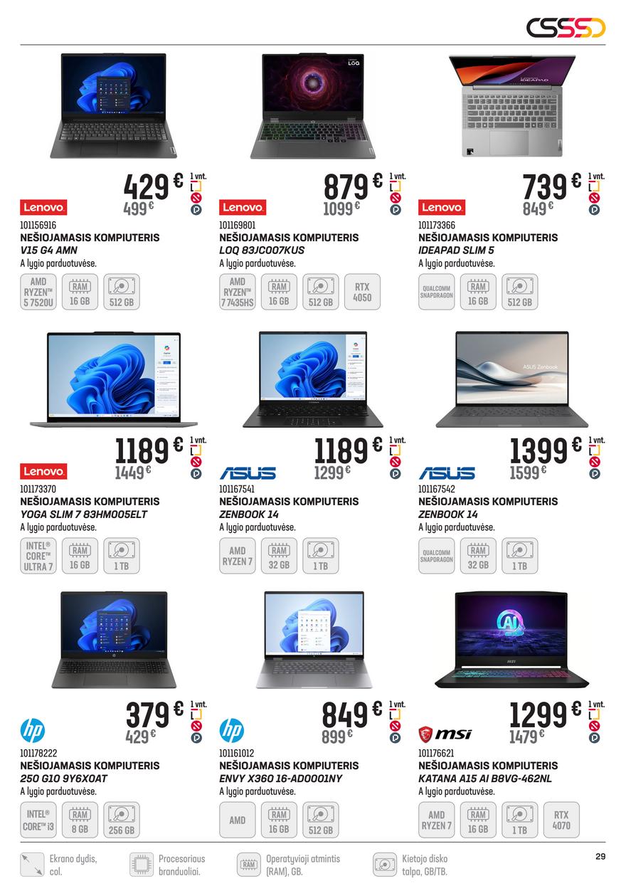 Senukai leidinys akcijos nuo 
  2025-06-11 iki 
  2025-07-14 | Leidinukas.lt puslapis 29