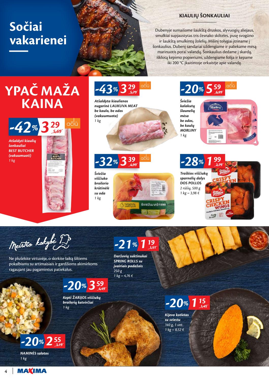 Maxima kaininis leidinys akcijos nuo 
  2019-10-15 iki 
  2019-10-21 | Leidinukas.lt puslapis 4