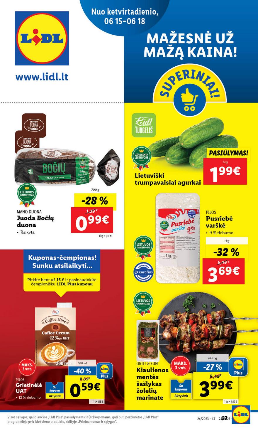 Lidl pasiūlymai akcijos nuo 
  2023-06-12 iki 
  2023-06-18 | Leidinukas.lt puslapis 67