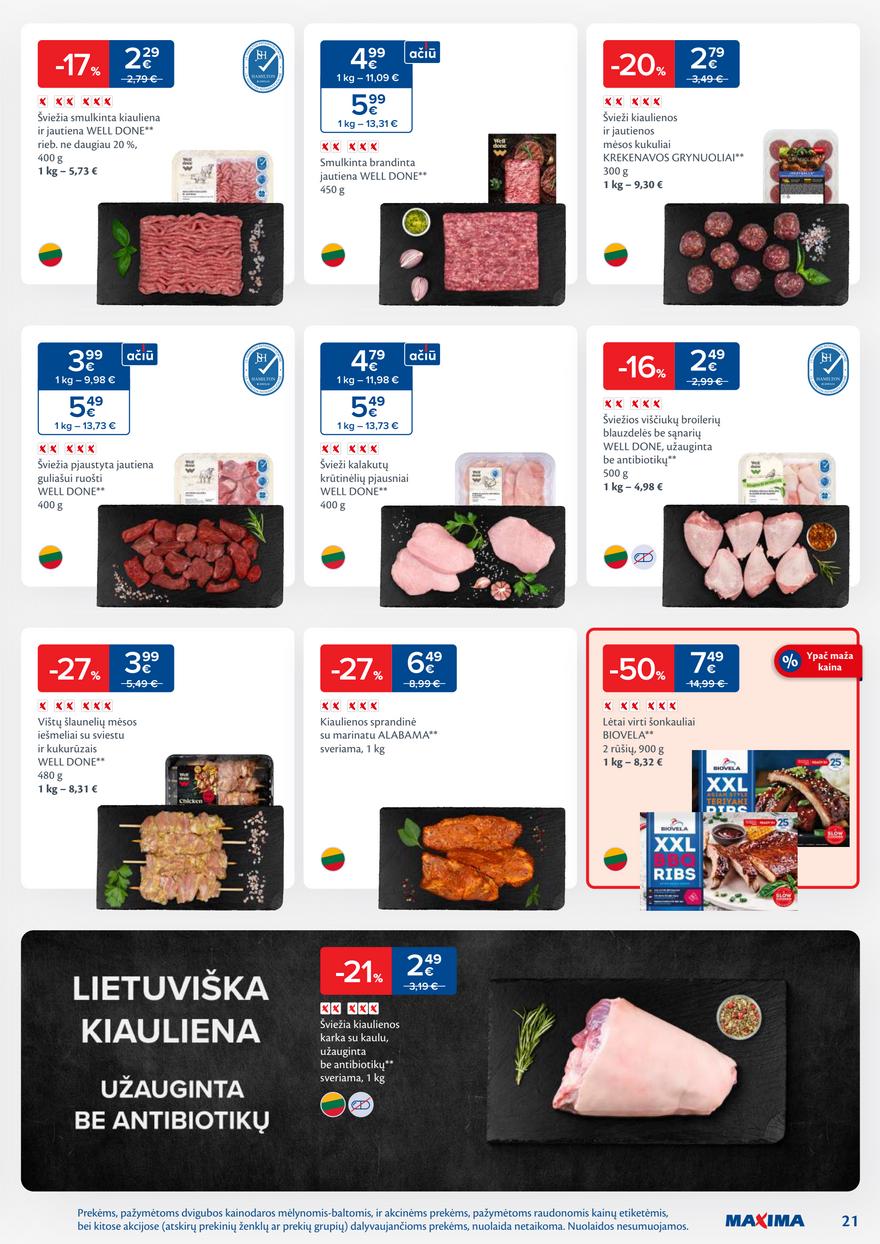 Maxima leidinukas akcijos nuo 
  2026-01-13 iki 
  2026-01-19 | Leidinukas.lt puslapis 21