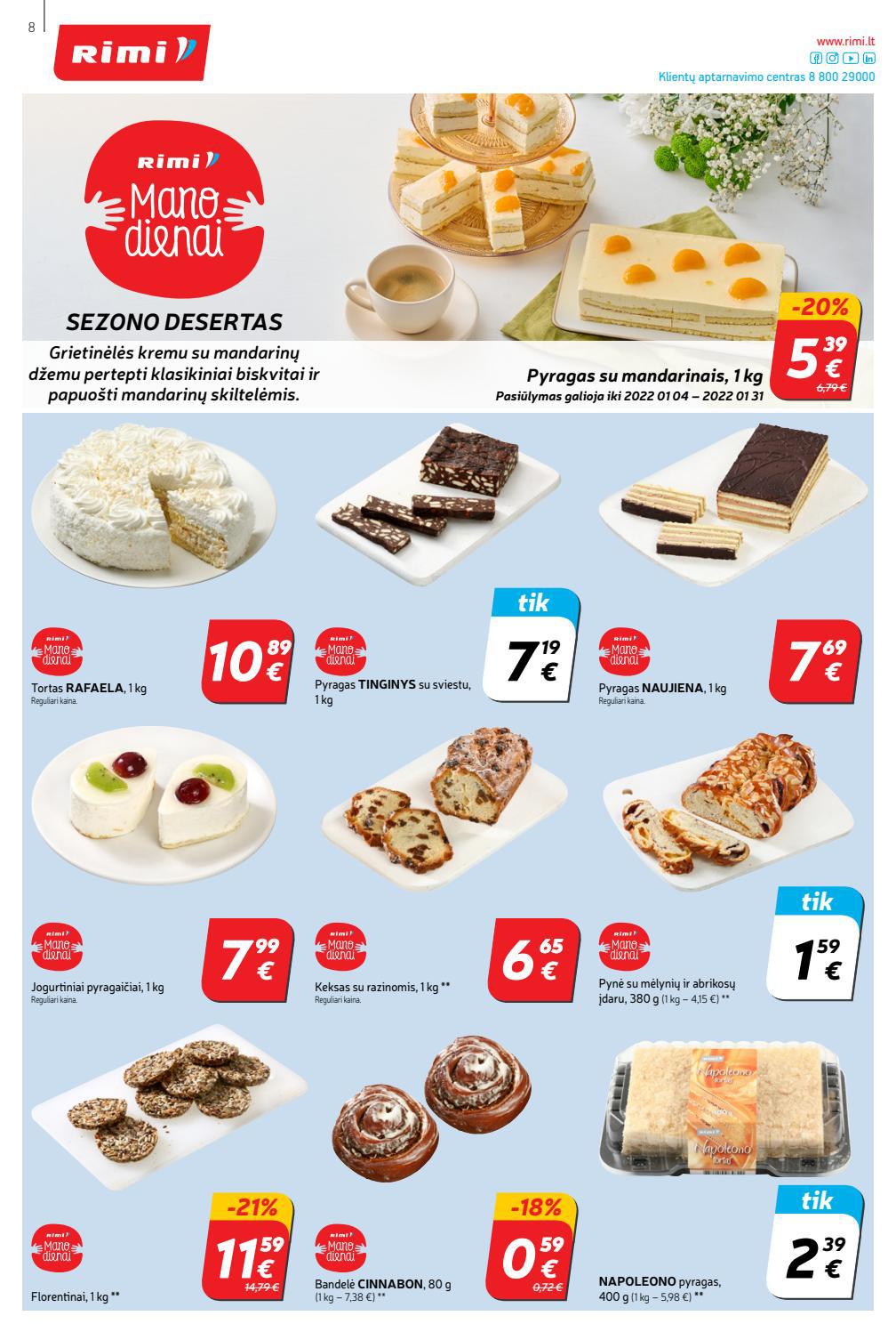 Rimi savaitinis leidinys akcijos nuo 
  2022-01-04 iki 
  2022-01-10 | Leidinukas.lt puslapis 8