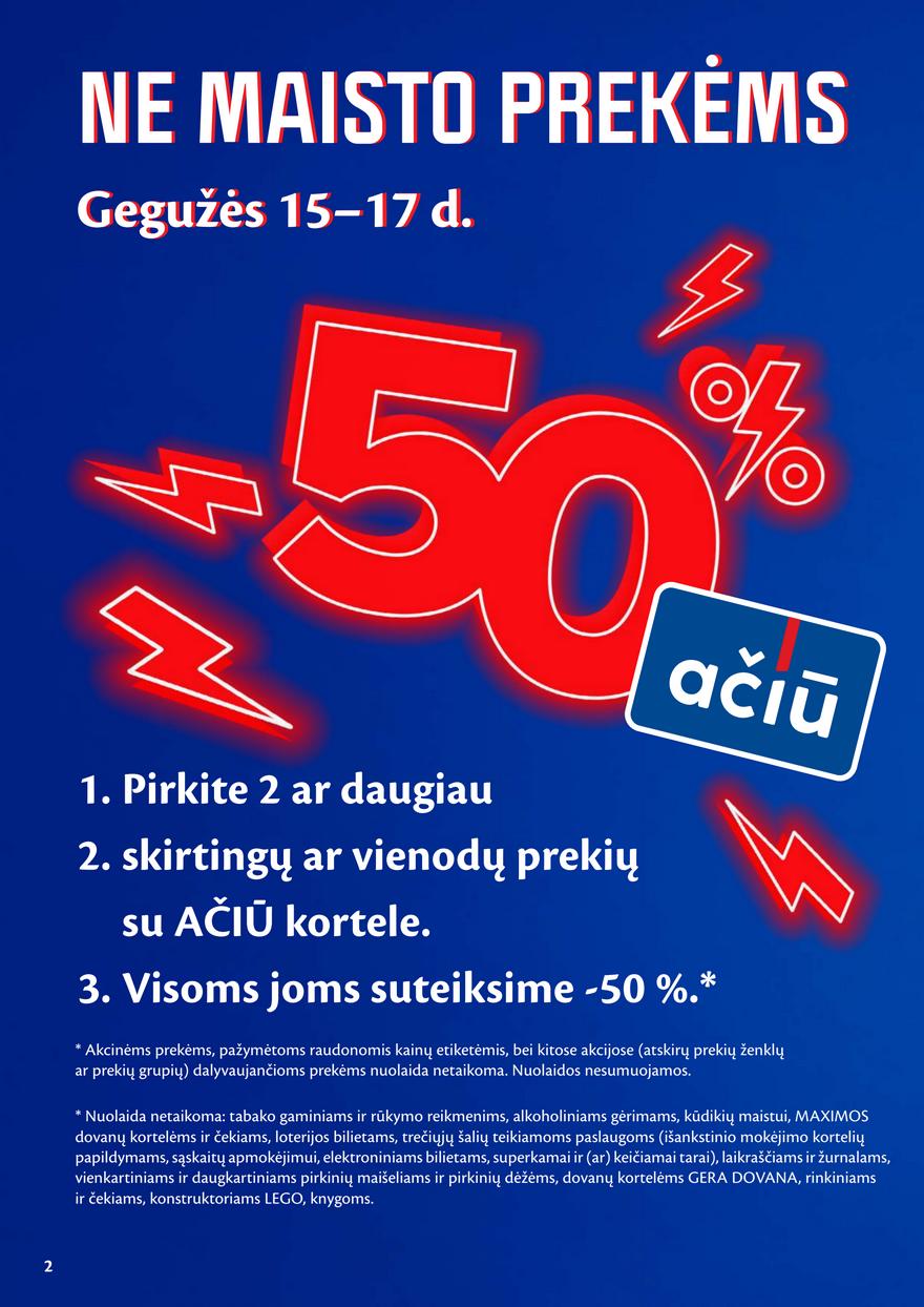 Maxima leidinukas akcijos nuo 
  2026-05-12 iki 
  2026-05-18 | Leidinukas.lt puslapis 2