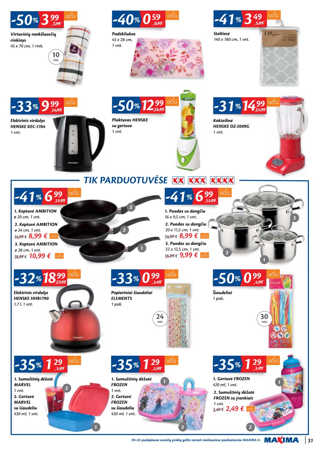 Maxima kaininis leidinys akcijos nuo 
  2020-05-19 iki 
  2020-05-25 | Leidinukas.lt puslapis 31