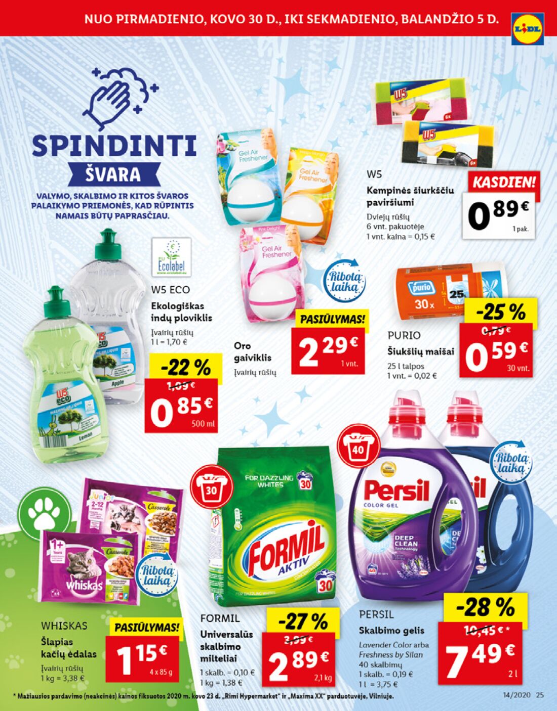 Lidl savaitinis leidinys akcijos nuo 
  2020-03-30 iki 
  2020-04-05 | Leidinukas.lt puslapis 25