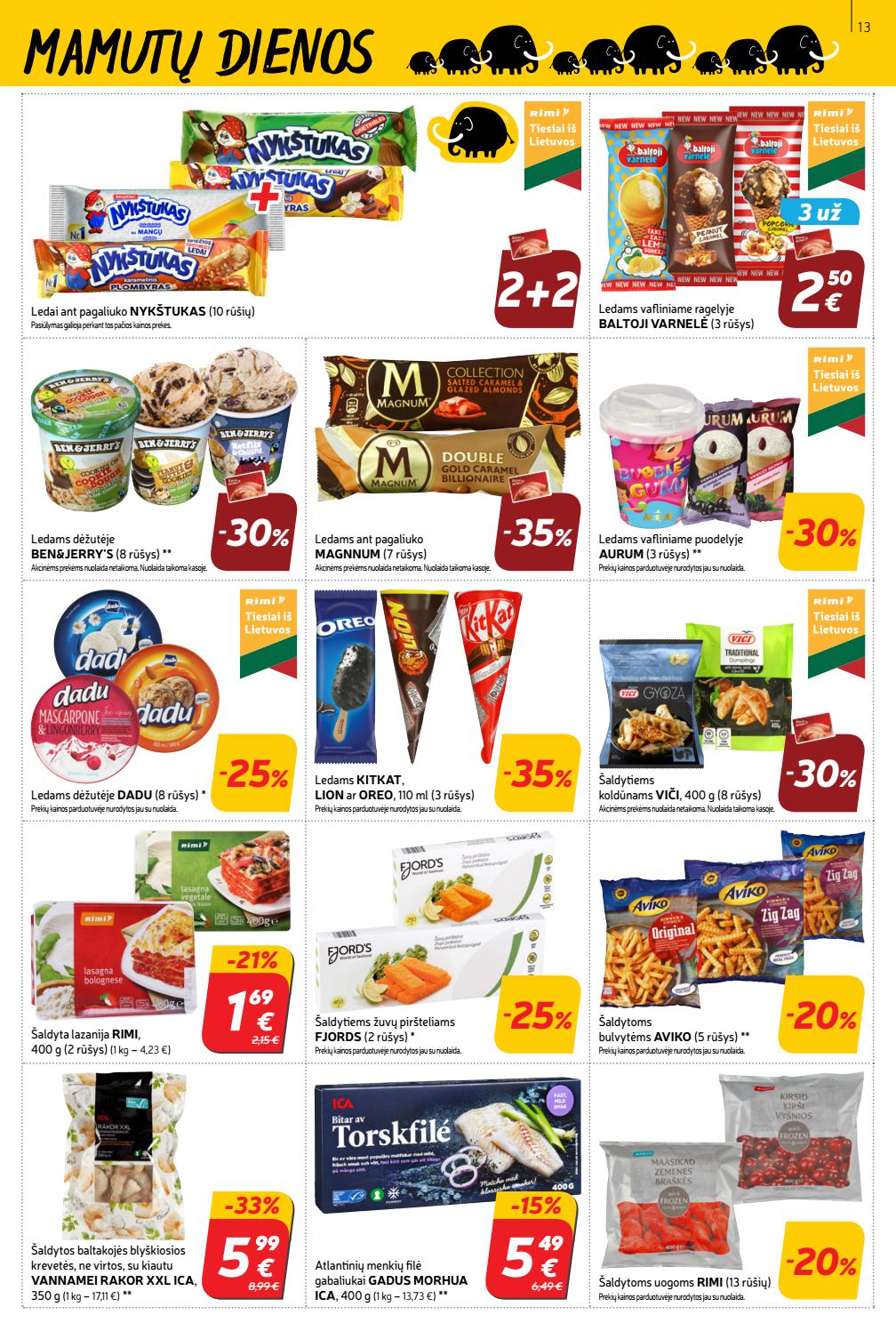 Rimi savaitinis leidinys akcijos nuo 
  2021-07-27 iki 
  2021-08-02 | Leidinukas.lt puslapis 13