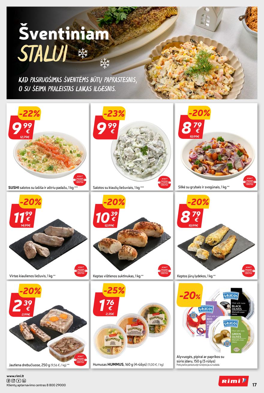 Rimi savaitinis leidinys akcijos nuo 
  2023-12-19 iki 
  2023-12-26 | Leidinukas.lt puslapis 17