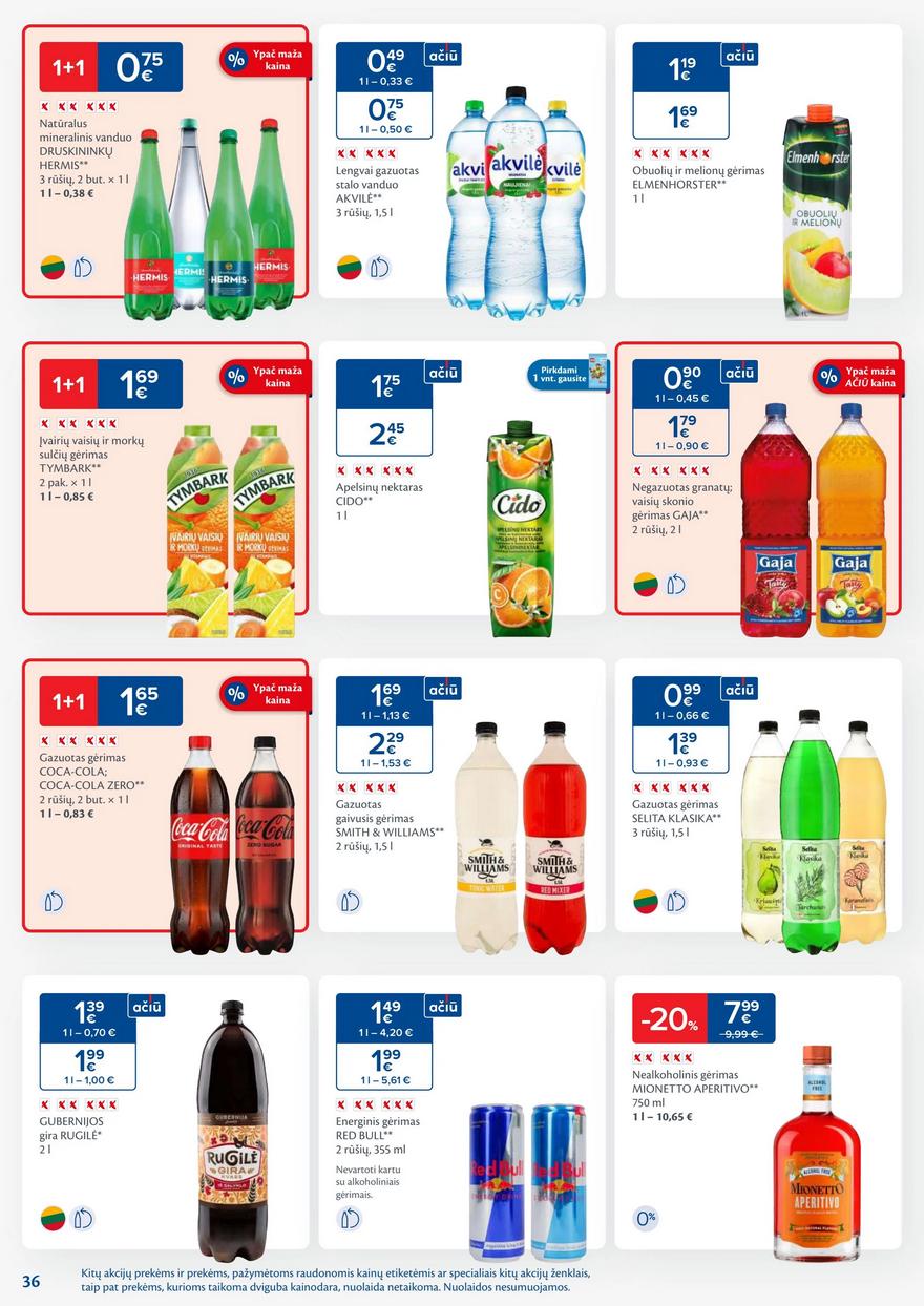 Maxima savaitinis leidinys 35 akcijos nuo
2024-08-27 iki
2024-09-02 | Leidinukas.lt puslapis 36
