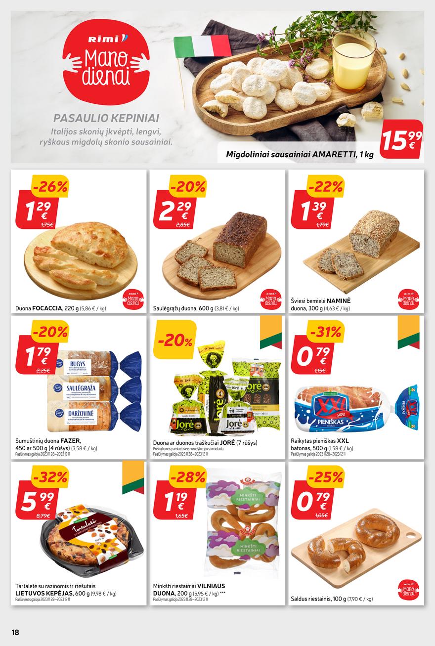 Rimi savaitinis leidinys akcijos nuo 
  2023-11-28 iki 
  2023-12-04 | Leidinukas.lt puslapis 18