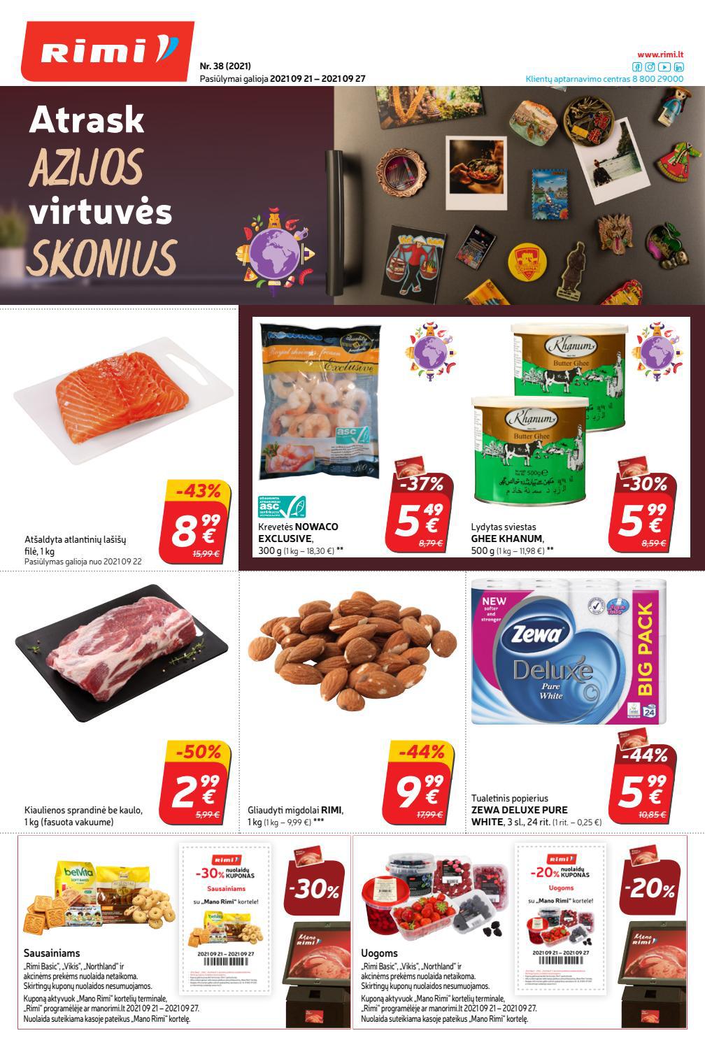 Rimi savaitinis leidinys akcijos nuo 
  2021-09-21 iki 
  2021-09-27 | Leidinukas.lt puslapis 1
