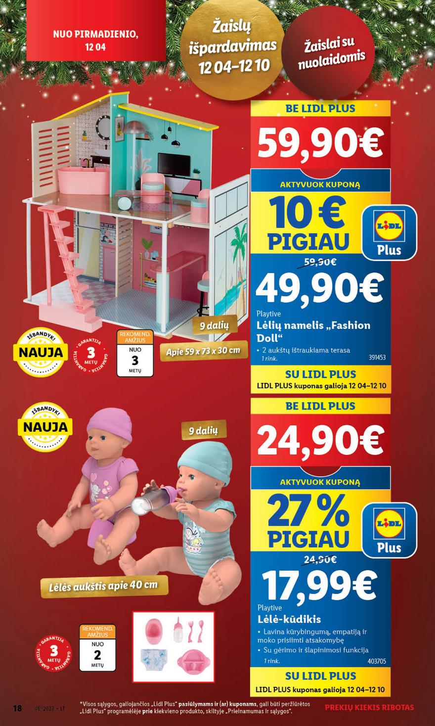 Lidl pasiūlymai akcijos nuo 
  2023-12-04 iki 
  2023-12-10 | Leidinukas.lt puslapis 20