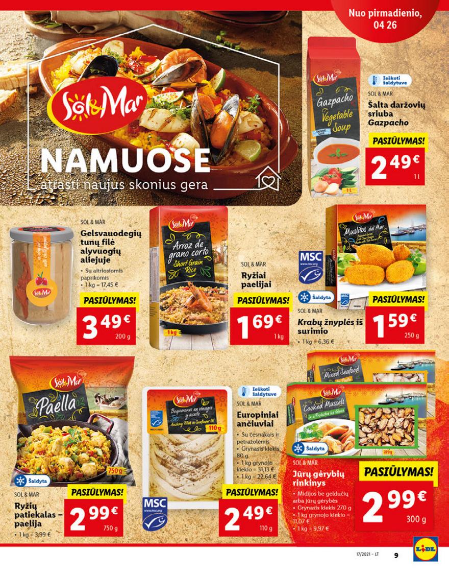 Lidl maisto prekių pasiūlymai akcijos nuo 
  2021-04-26 iki 
  2021-05-02 | Leidinukas.lt puslapis 9