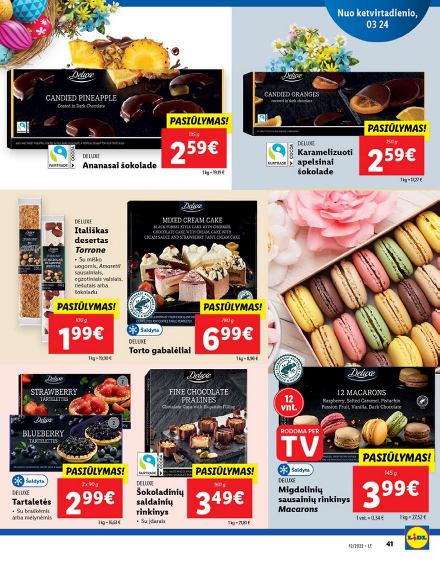 Lidl maisto prekių pasiūlymai akcijos nuo 
  2022-03-21 iki 
  2022-03-27 | Leidinukas.lt puslapis 41