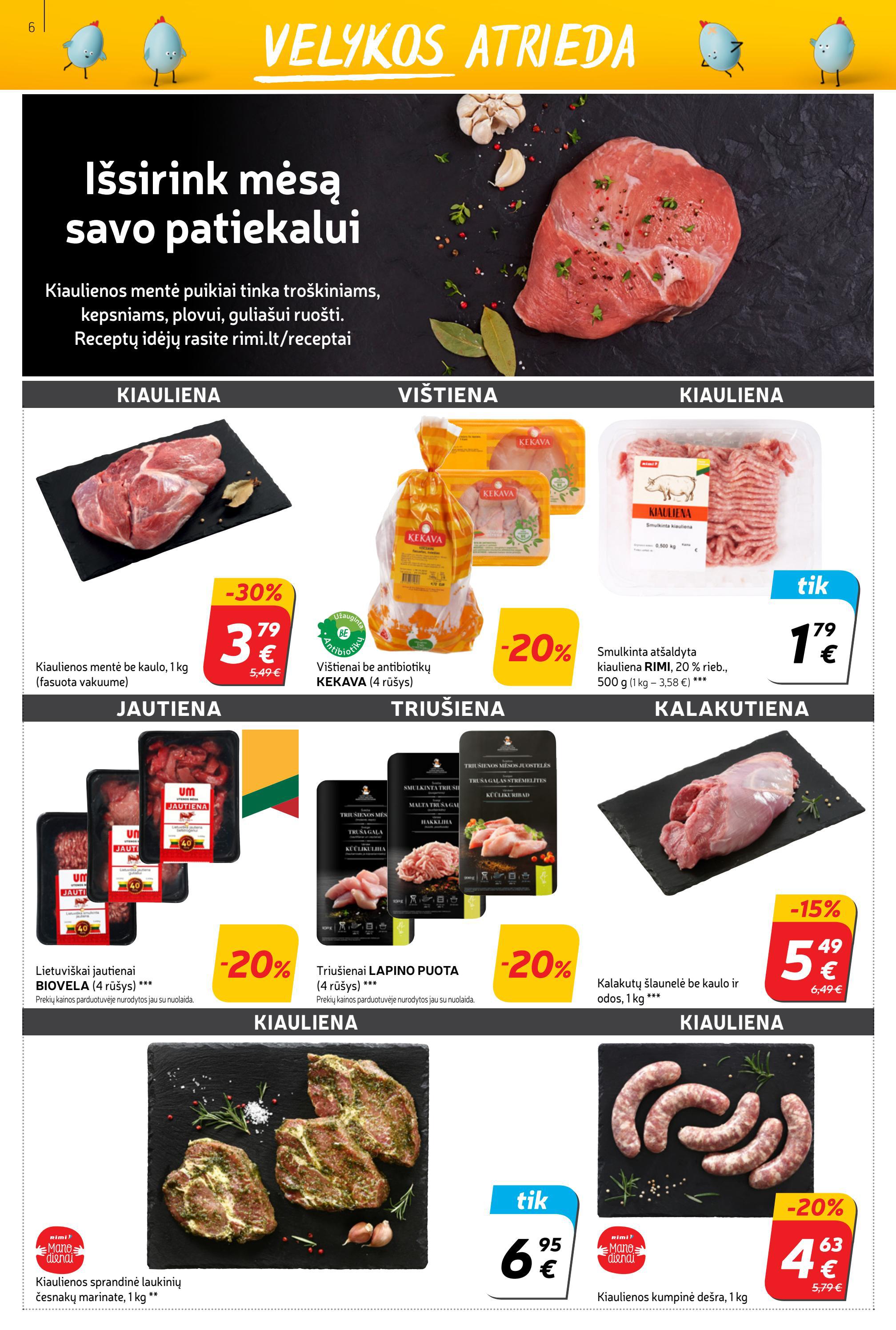 Rimi savaitinis leidinys akcijos nuo 
  2022-04-05 iki 
  2022-04-11 | Leidinukas.lt puslapis 6