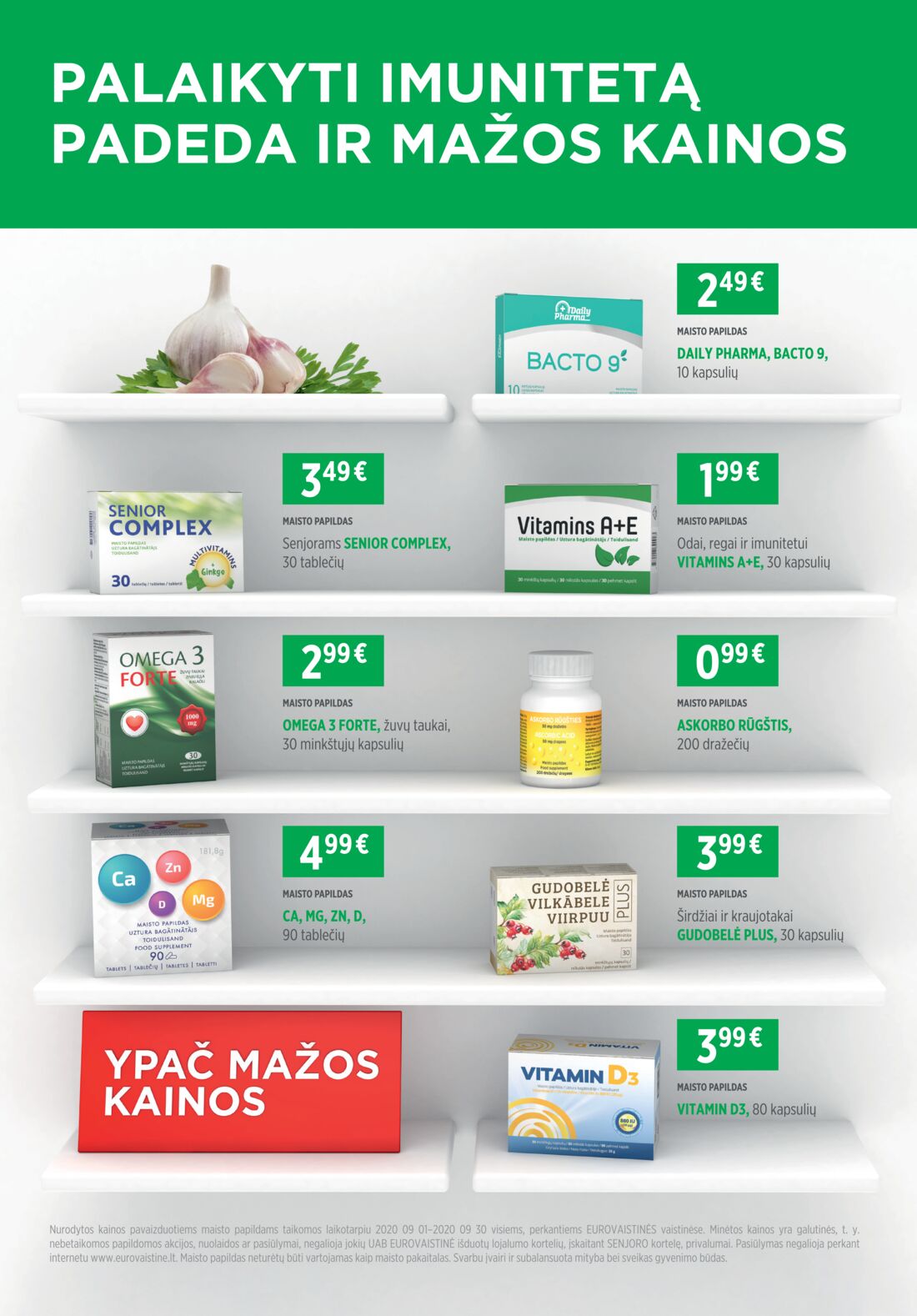 Euro vaistinė leidinys akcijos nuo 
  2020-09-01 iki 
  2020-09-30 | Leidinukas.lt puslapis 3