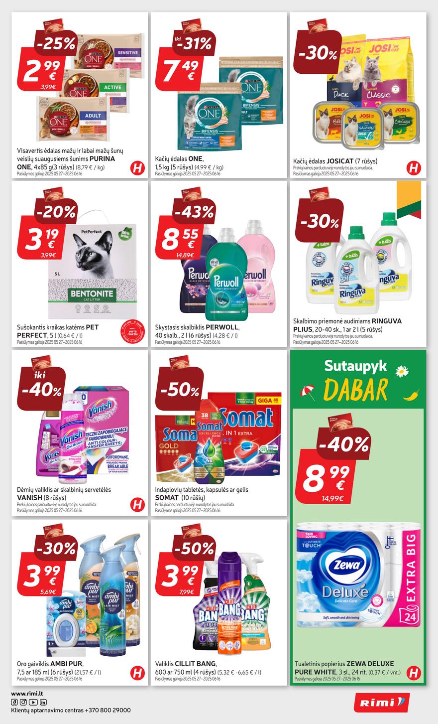 Rimi savaitinis leidinys 23 akcijos nuo 
  2025-06-03 iki 
  2025-06-09 | Leidinukas.lt puslapis 34