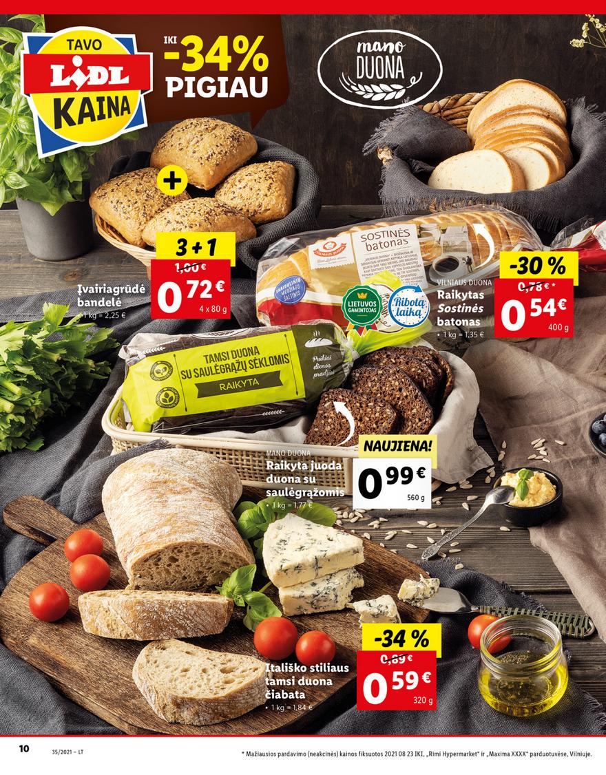 Lidl maisto prekių pasiūlymai akcijos nuo 
  2021-08-30 iki 
  2021-09-05 | Leidinukas.lt puslapis 10