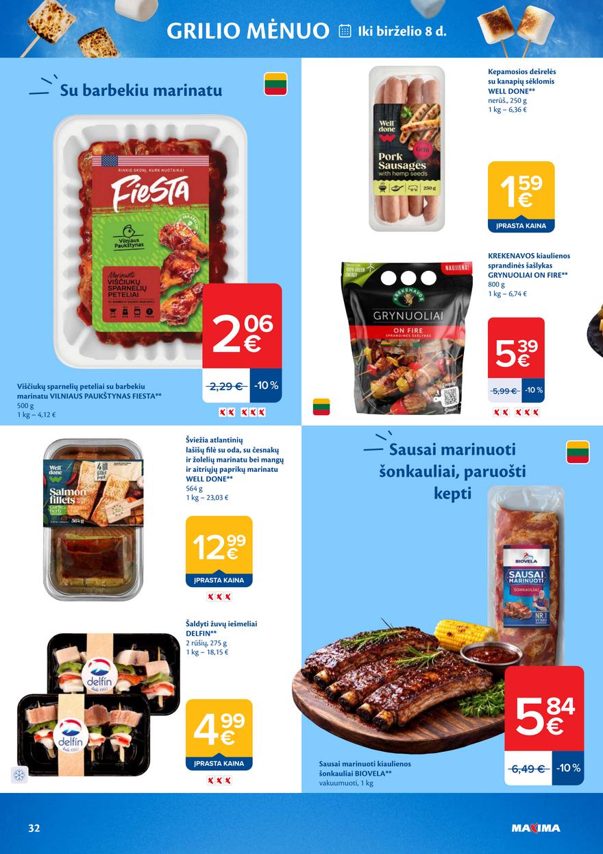 Maxima leidinys akcijos nuo 
  2026-05-19 iki 
  2026-05-25 | Leidinukas.lt puslapis 32