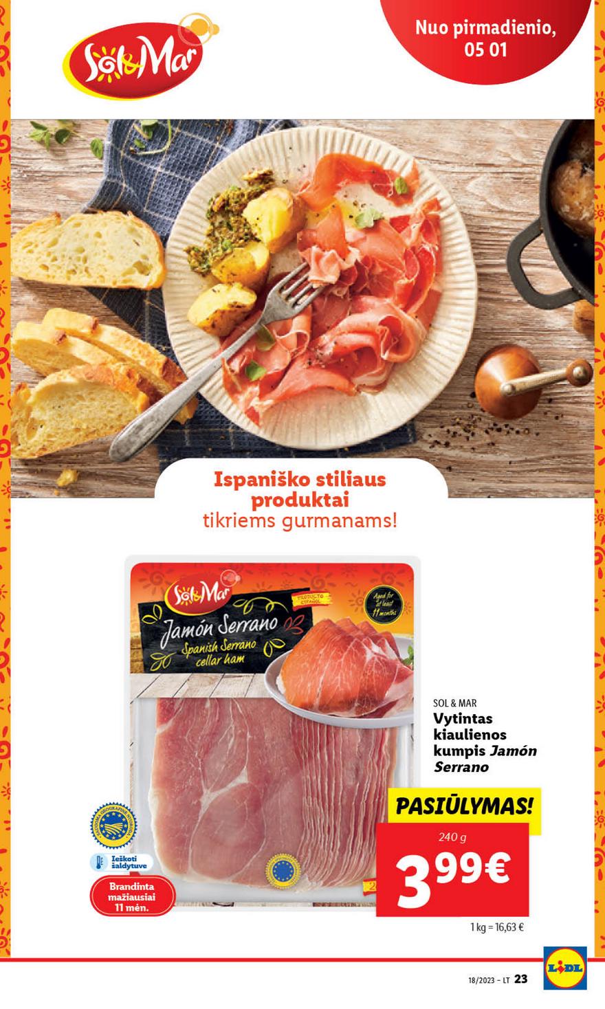 Lidl pasiūlymai akcijos nuo 
  2023-05-01 iki 
  2023-05-07 | Leidinukas.lt puslapis 23