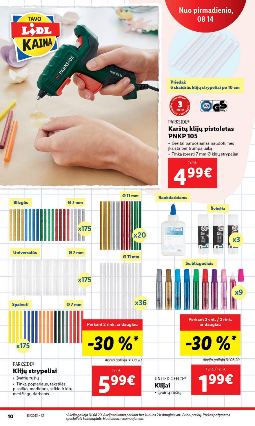 Ldil ne maisto prekių pasiūlymai akcijos nuo 
  2023-08-14 iki 
  2023-08-20 | Leidinukas.lt puslapis 10