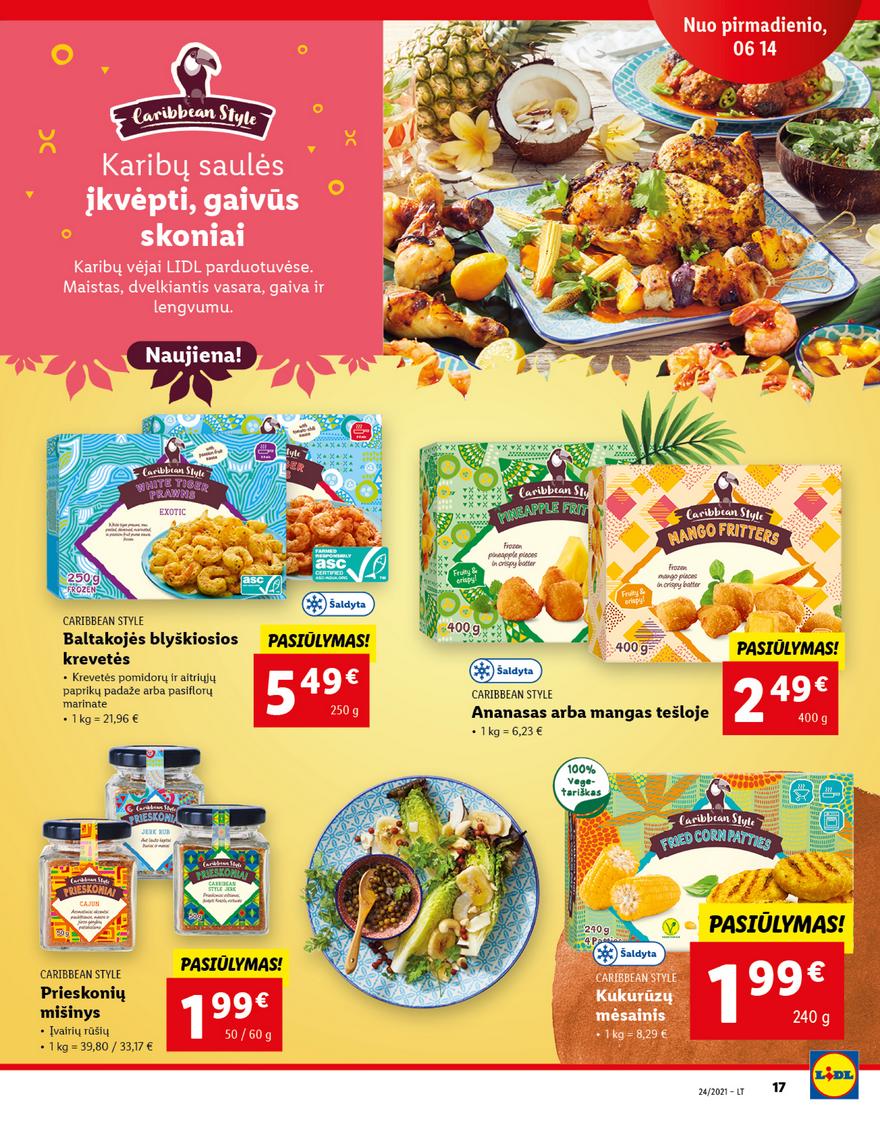 Lidl maisto prekių pasiūlymai akcijos nuo 
  2021-06-14 iki 
  2021-06-20 | Leidinukas.lt puslapis 17