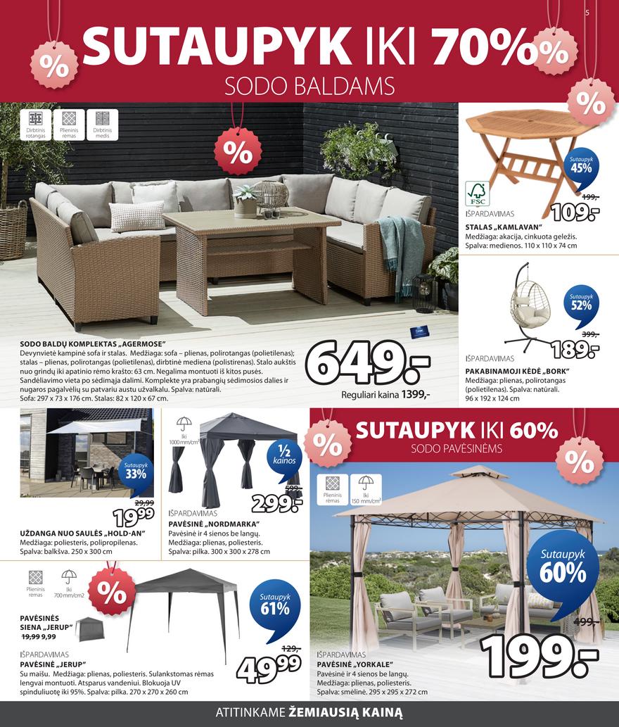 Jysk leidinys akcijos nuo 
  2025-07-29 iki 
  2025-08-11 | Leidinukas.lt puslapis 5