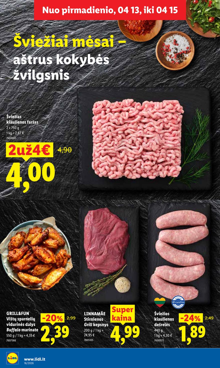 Lidl leidinys akcijos nuo 
  2026-04-13 iki 
  2026-04-19 | Leidinukas.lt puslapis 8