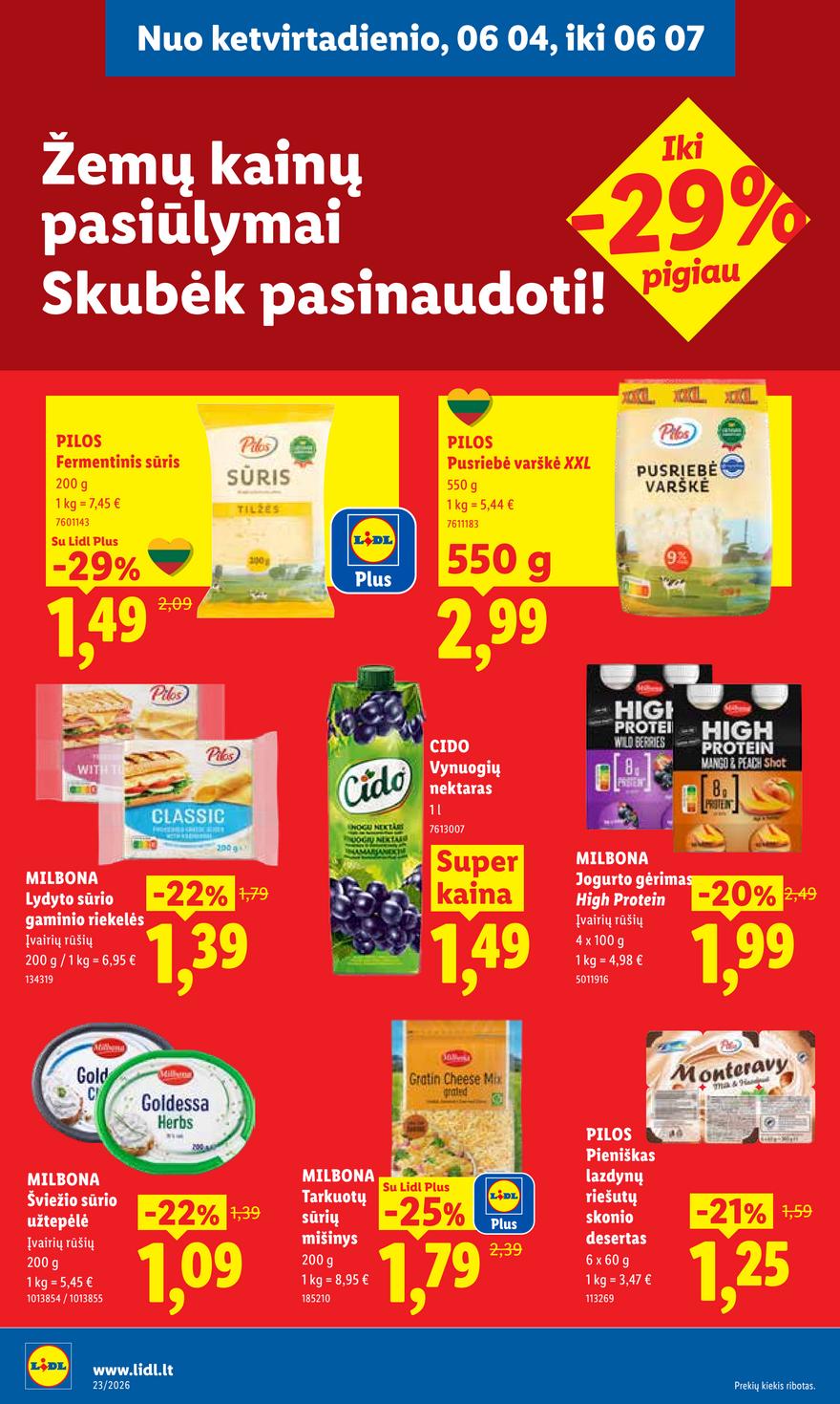 Lidl leidinys akcijos nuo 
  2026-06-01 iki 
  2026-06-07 | Leidinukas.lt puslapis 38