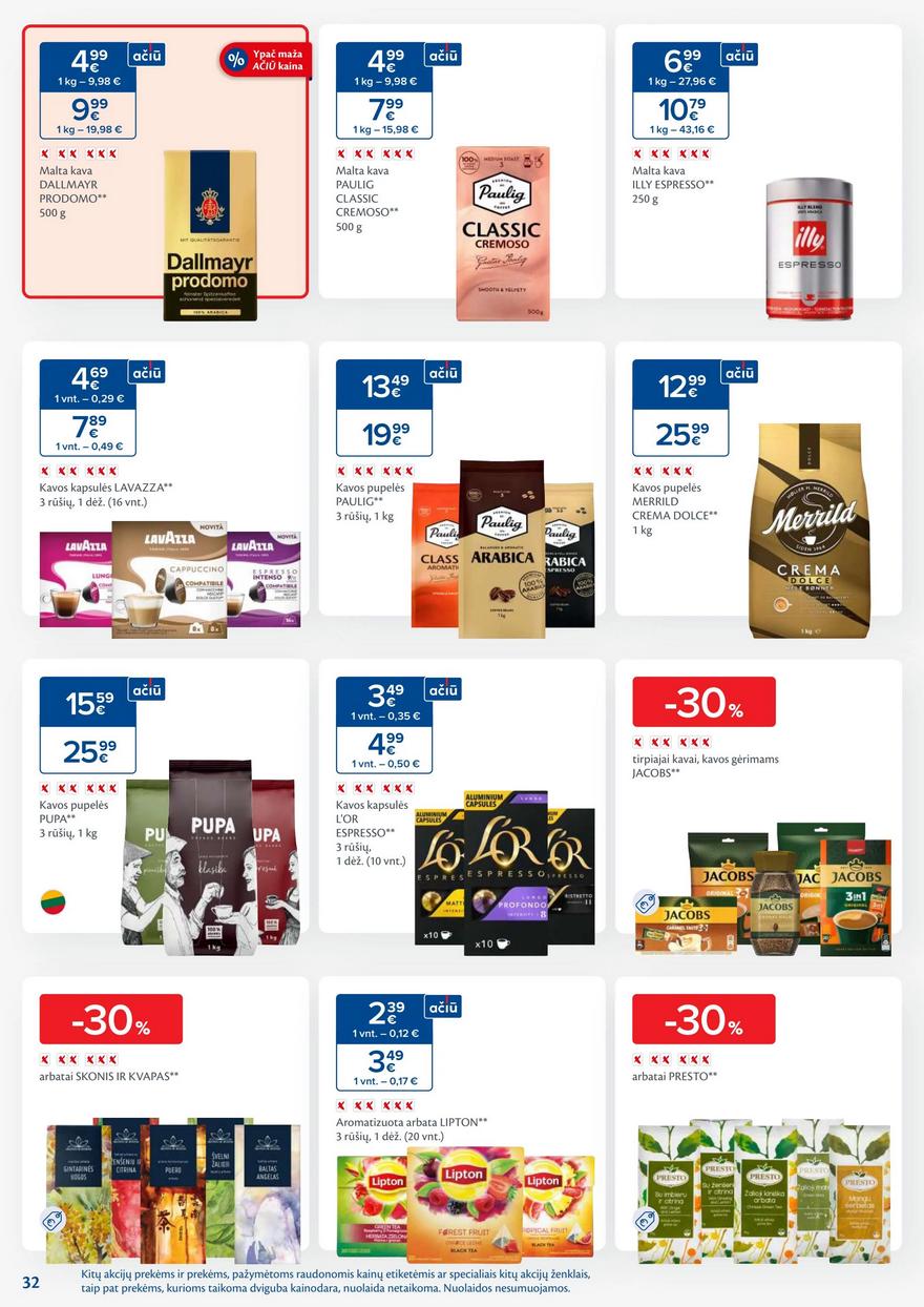 Maxima savaitinis leidinys 37 akcijos nuo
2024-09-10 iki
2024-09-16 | Leidinukas.lt puslapis 32