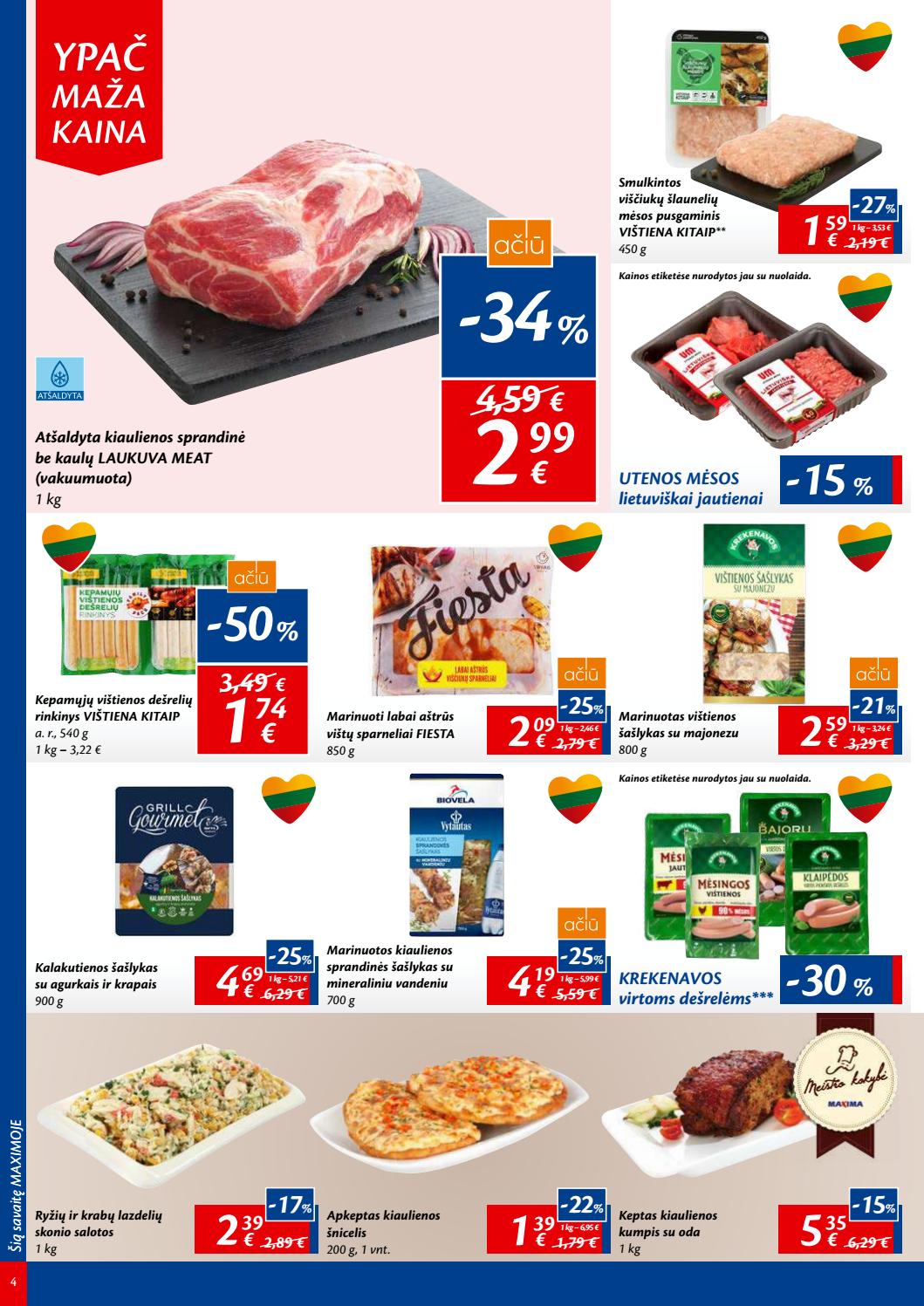 Maxima kaininis leidinys akcijos nuo 
  2019-07-02 iki 
  2019-07-08 | Leidinukas.lt puslapis 4