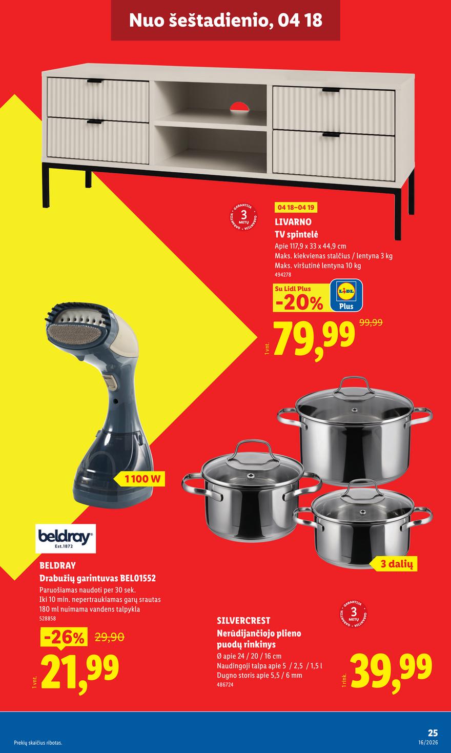 Lidl leidinys akcijos nuo 
  2026-04-13 iki 
  2026-04-19 | Leidinukas.lt puslapis 25