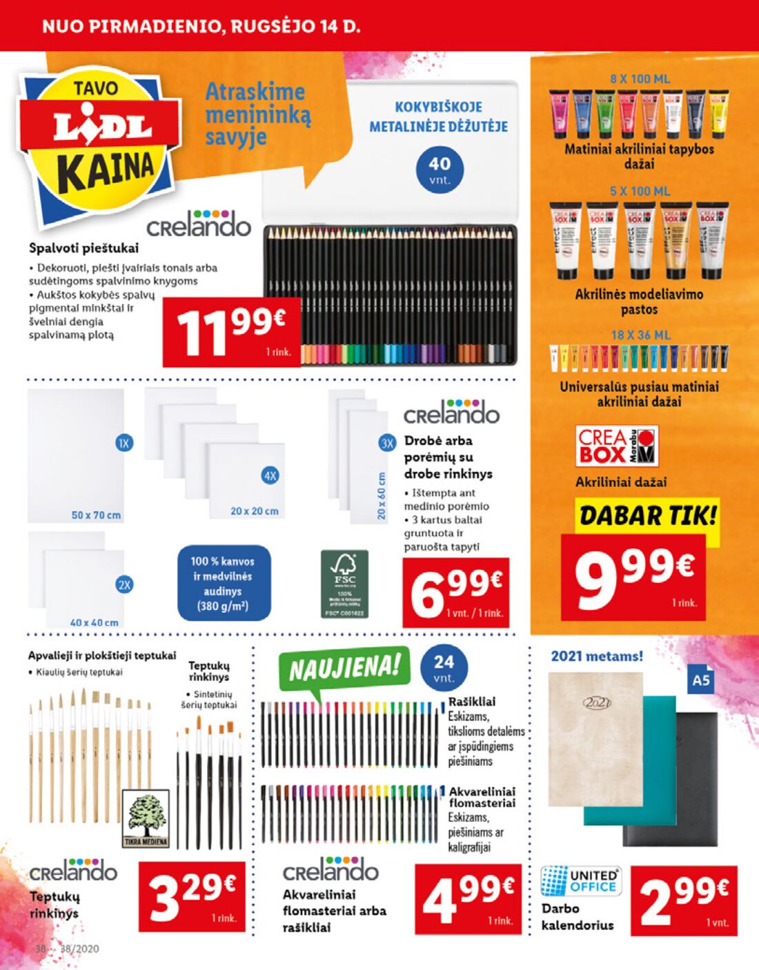 Lidl savaitinis leidinys akcijos nuo 
  2020-09-14 iki 
  2020-09-20 | Leidinukas.lt puslapis 38