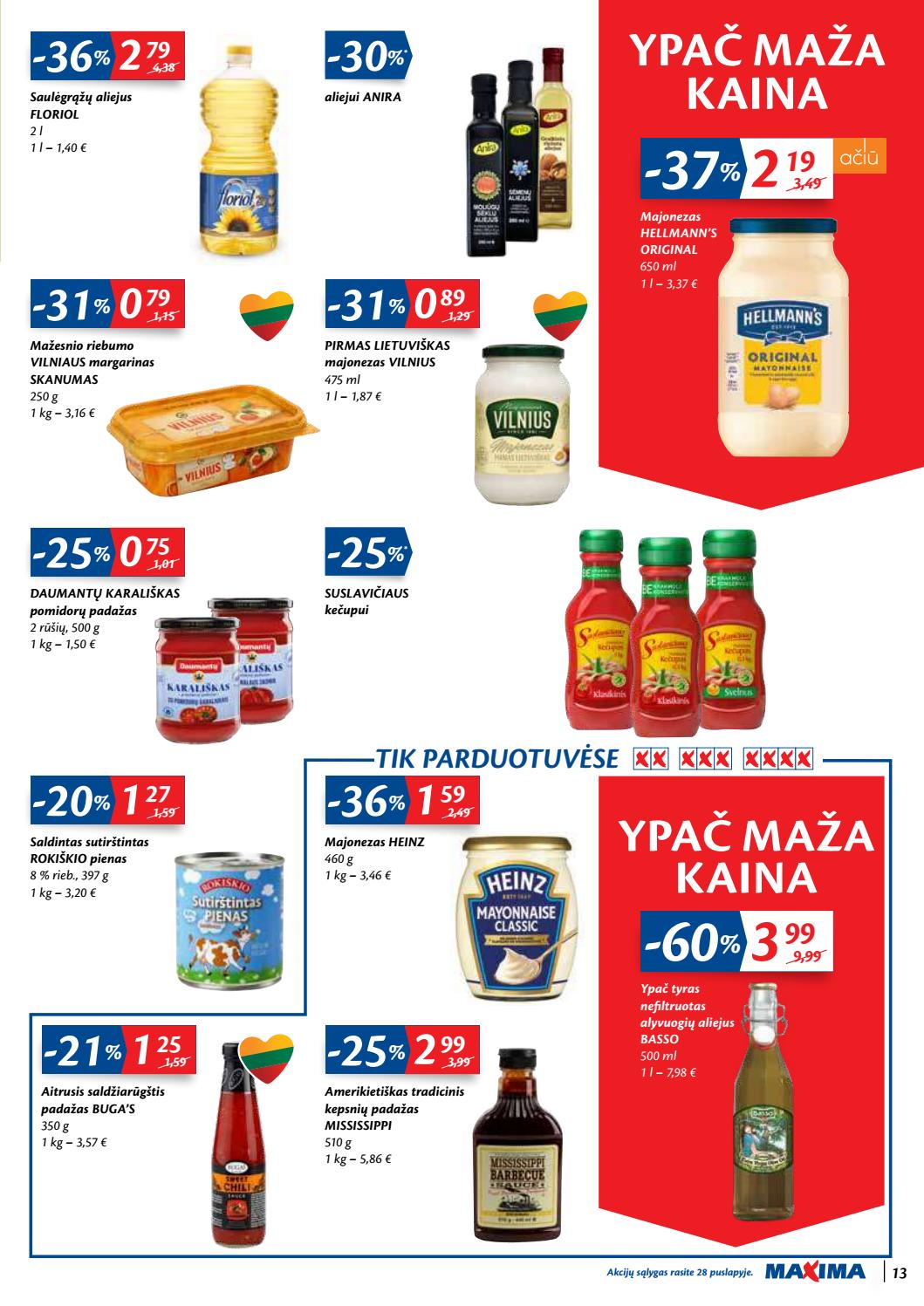 Maxima kaininis leidinys akcijos nuo 
  2020-07-28 iki 
  2020-08-03 | Leidinukas.lt puslapis 13
