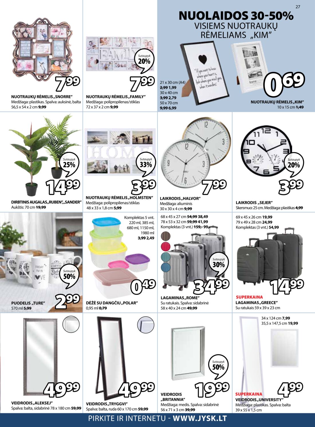 Jysk leidinys akcijos nuo 
  2019-08-20 iki 
  2019-09-02 | Leidinukas.lt puslapis 27