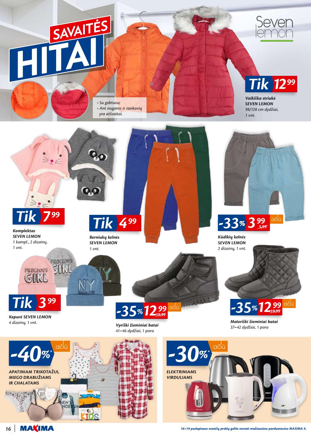 Maxima kaininis leidinys akcijos nuo 
  2019-10-08 iki 
  2019-10-14 | Leidinukas.lt puslapis 16