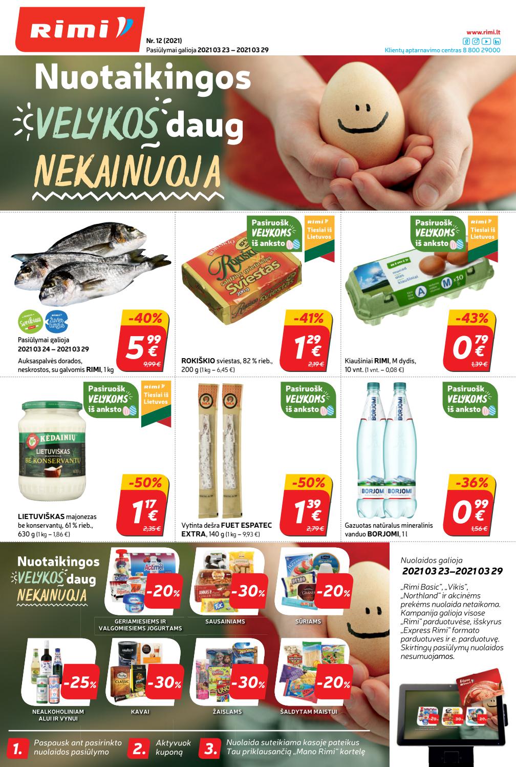 Rimi savaitinis leidinys akcijos nuo 
  2021-03-23 iki 
  2021-03-29 | Leidinukas.lt puslapis 1