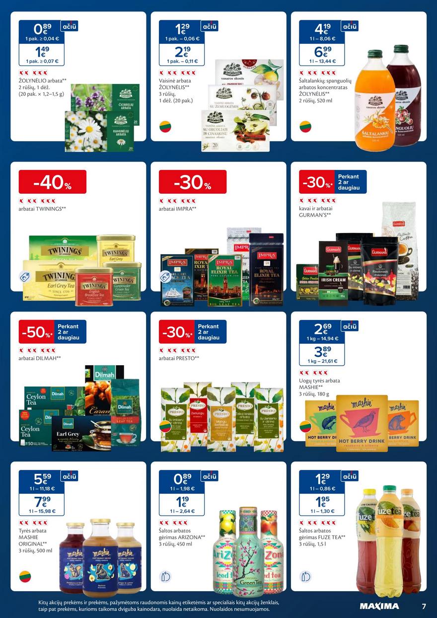 Maxima savaitinis leidinys 39 akcijos nuo
2024-09-24 iki
2024-09-30 | Leidinukas.lt puslapis 7