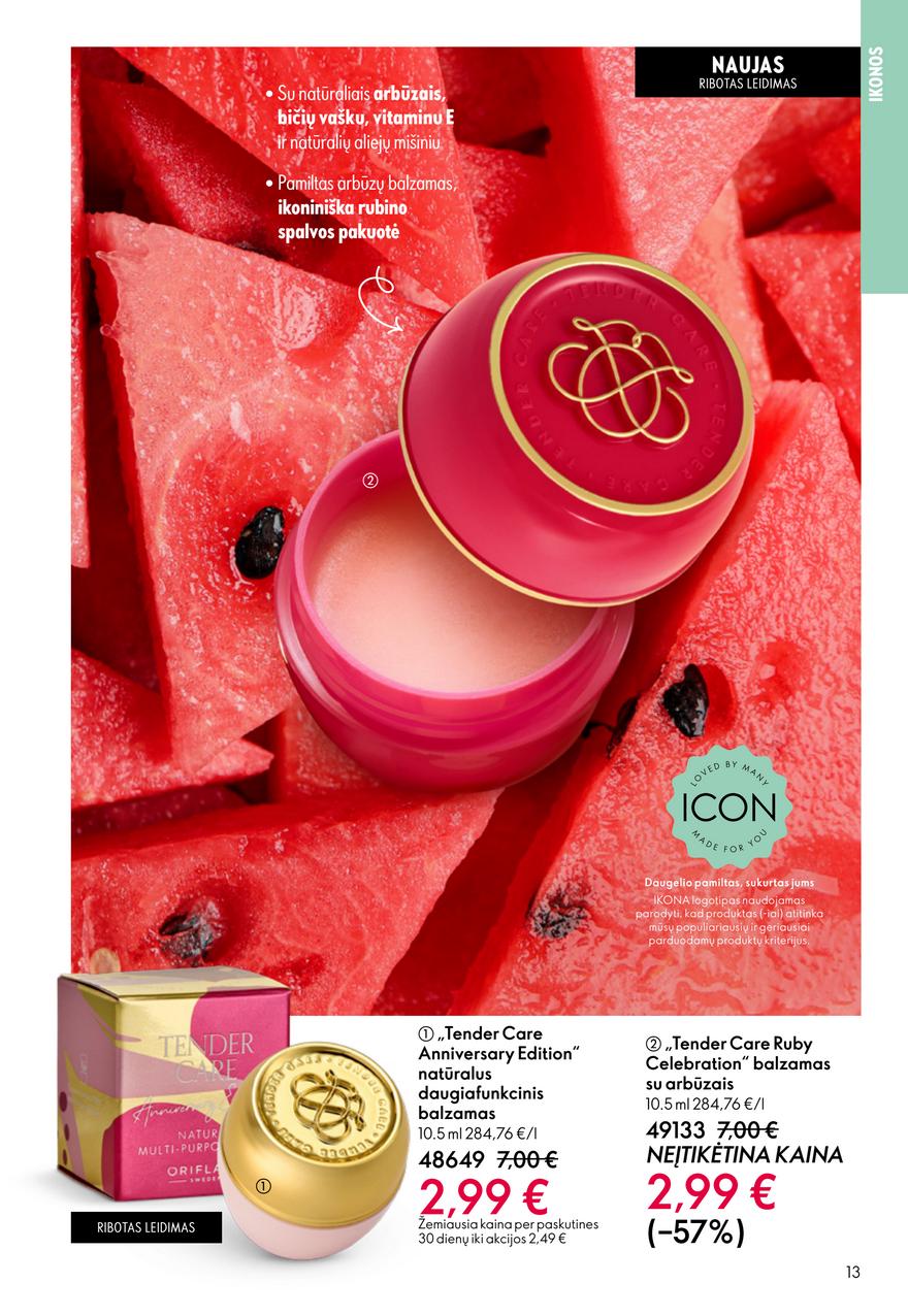 Oriflame katalogas akcijos nuo 
  2026-03-11 iki 
  2026-03-31 | Leidinukas.lt puslapis 13