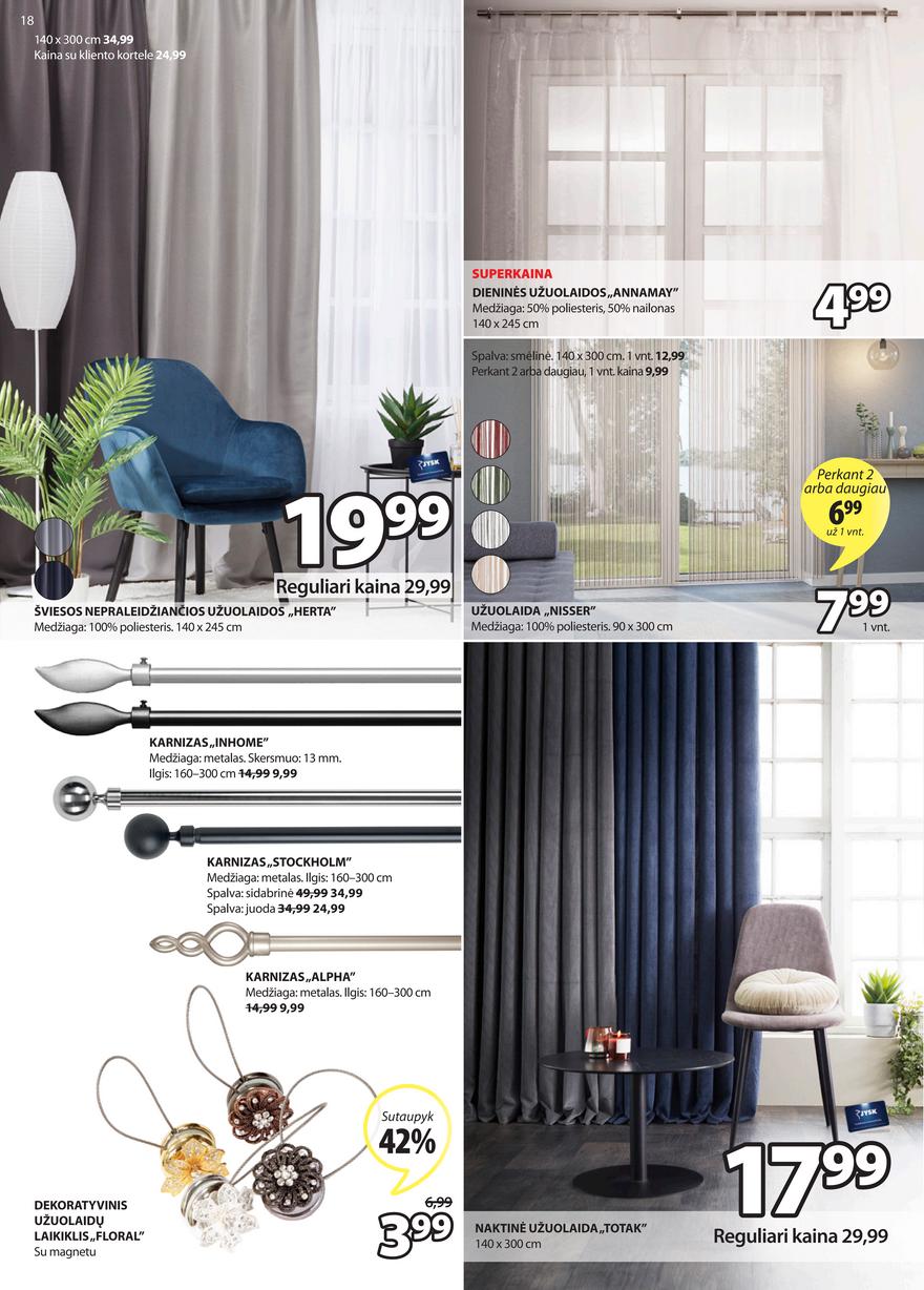 Jysk leidinys akcijos nuo 
  2022-03-01 iki 
  2022-03-14 | Leidinukas.lt puslapis 18