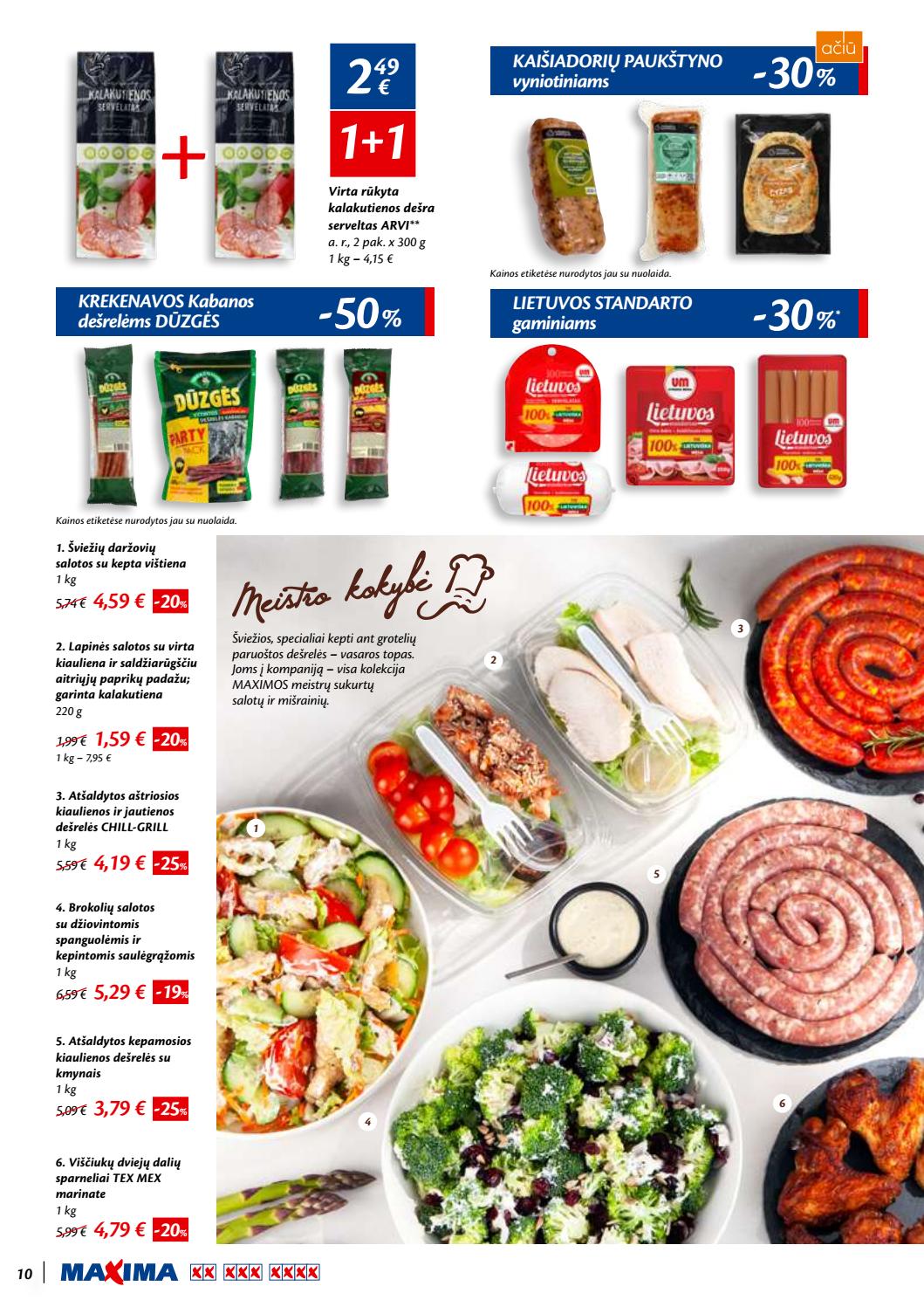 Maxima kaininis leidinys akcijos nuo 
  2019-06-06 iki 
  2019-06-19 | Leidinukas.lt puslapis 10