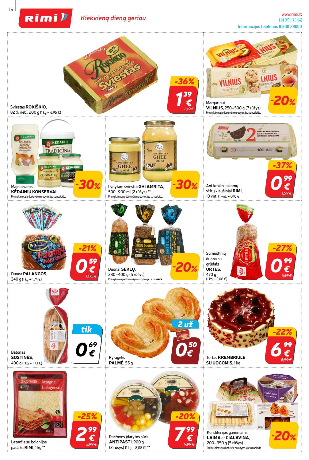 Rimi savaitinis leidinys akcijos nuo 
  2019-11-19 iki 
  2019-11-25 | Leidinukas.lt puslapis 14