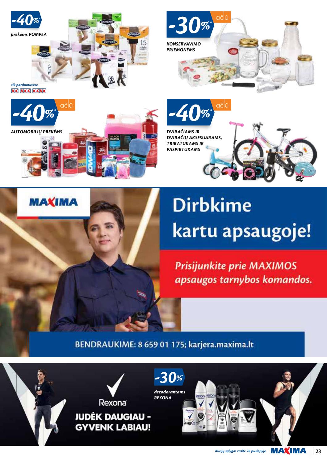 Maxima kaininis leidinys akcijos nuo 
  2020-07-21 iki 
  2020-07-27 | Leidinukas.lt puslapis 23