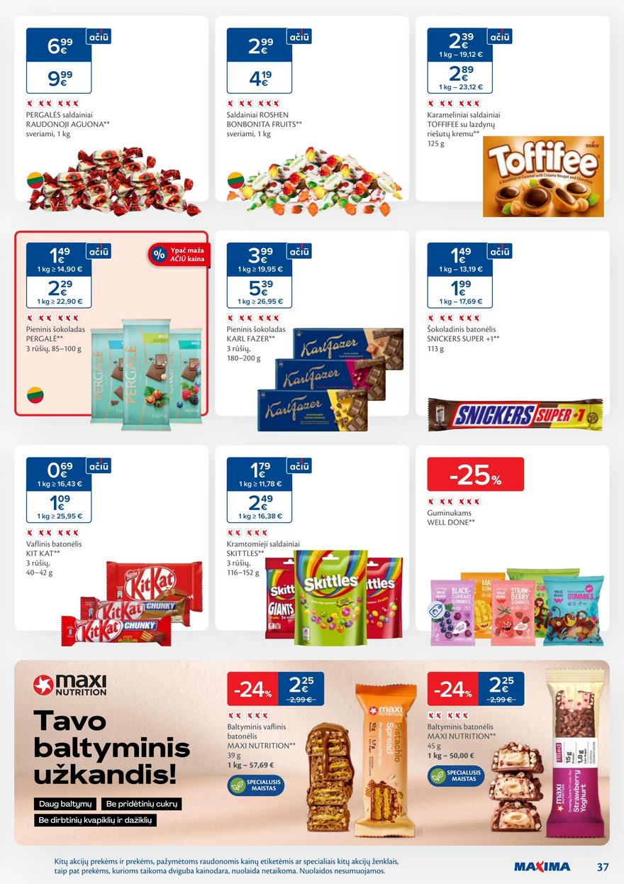 Maxima savaitinis leidinys akcijos nuo 
  2025-07-22 iki 
  2025-07-28 | Leidinukas.lt puslapis 37