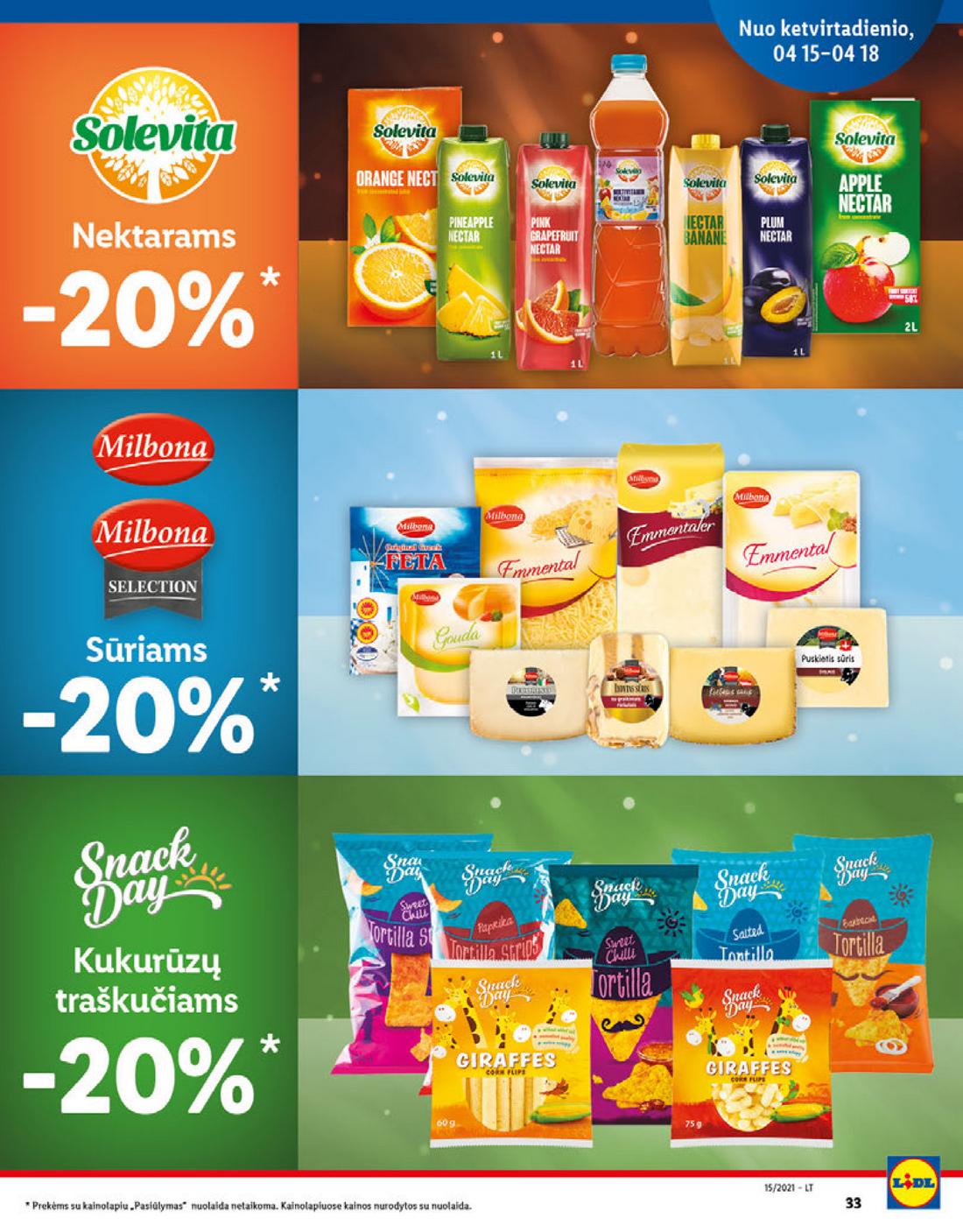 Lidl maisto prekių pasiūlymai akcijos nuo 
  2021-04-12 iki 
  2021-04-18 | Leidinukas.lt puslapis 33