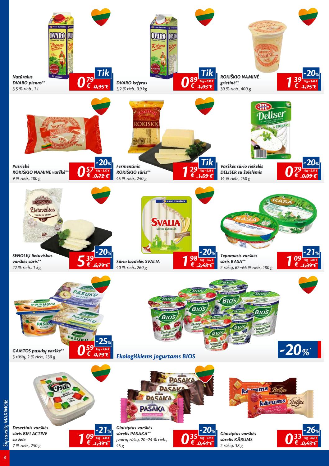 Maxima kaininis leidinys akcijos nuo 
  2019-09-24 iki 
  2019-09-30 | Leidinukas.lt puslapis 8