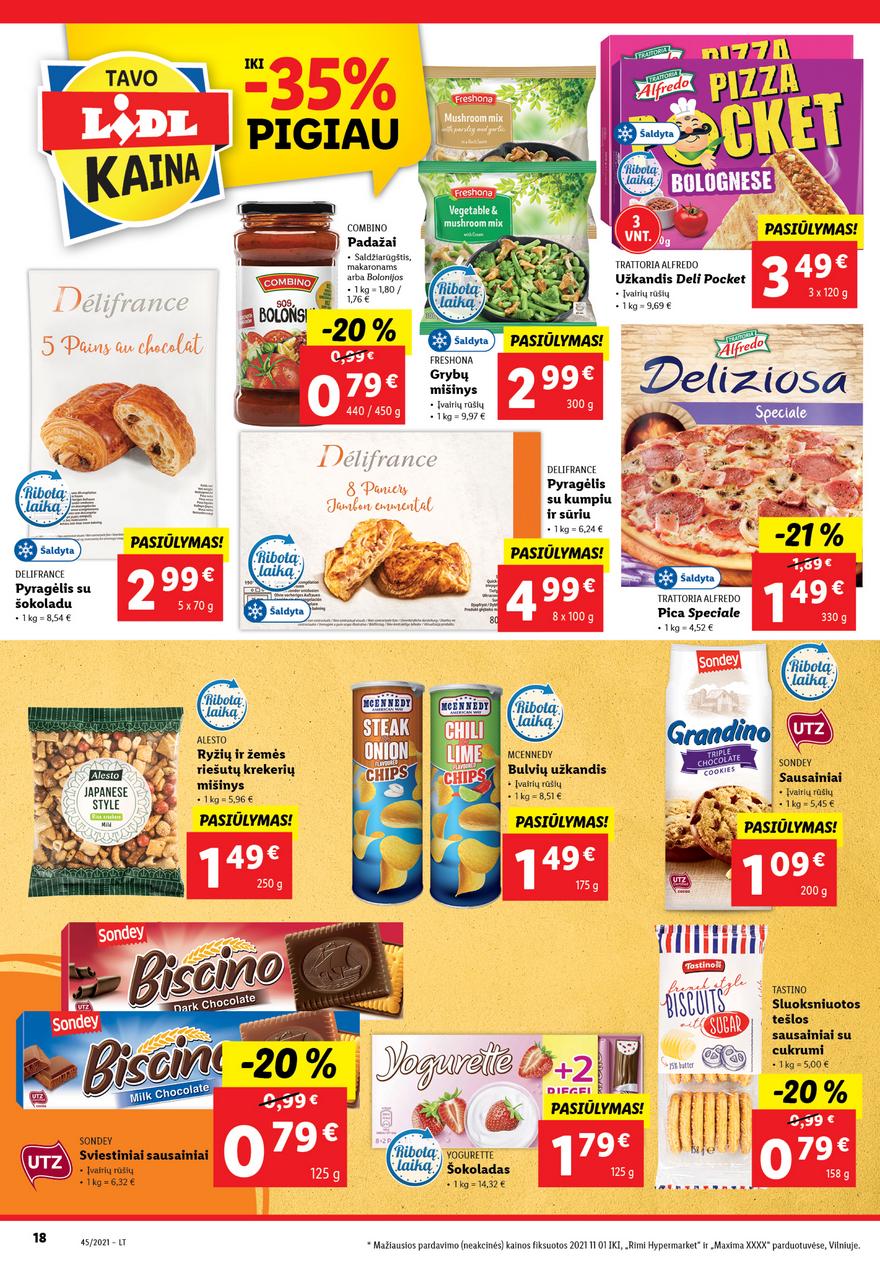Lidl maisto prekių pasiūlymai akcijos nuo 
  2021-11-08 iki 
  2021-11-14 | Leidinukas.lt puslapis 18